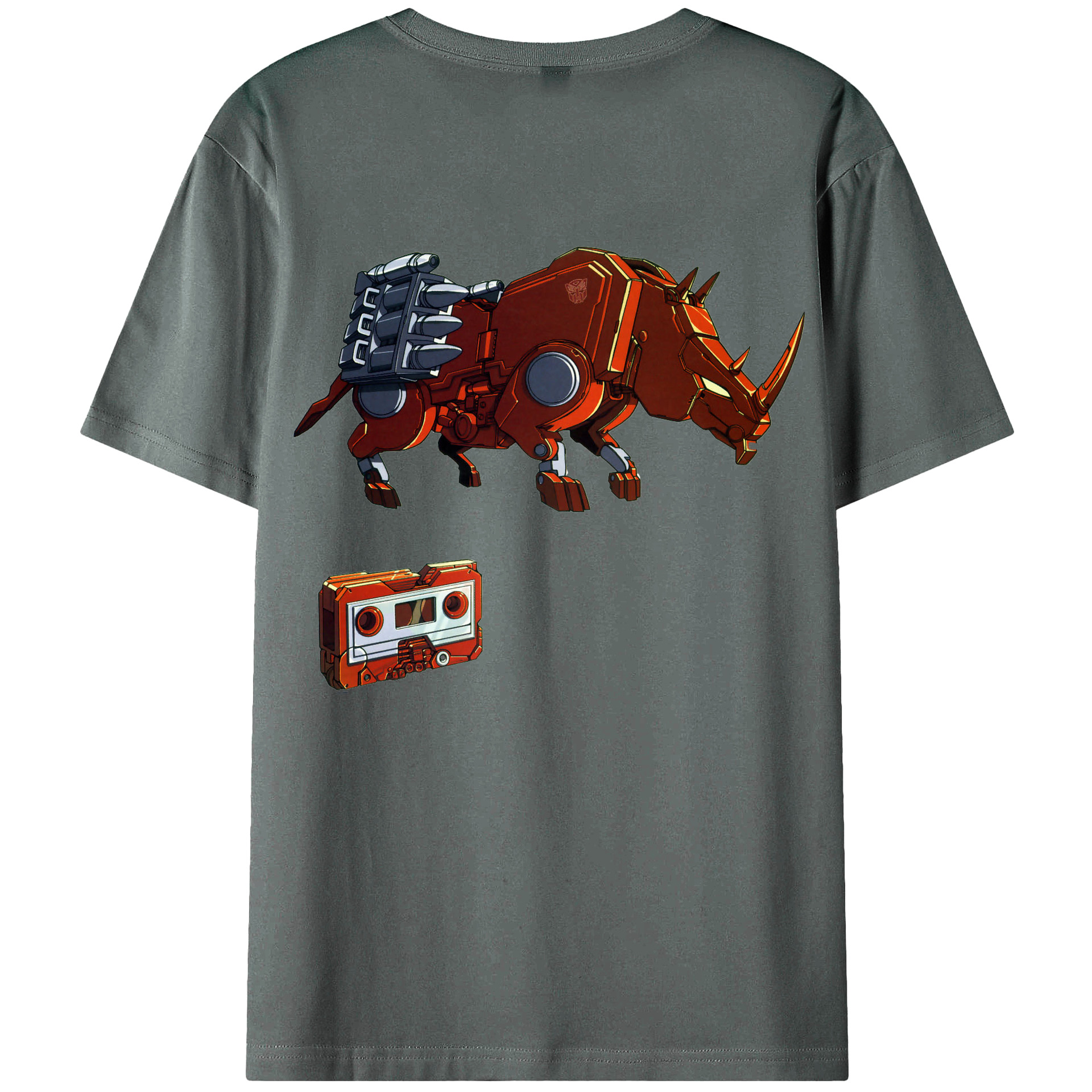 （画像用）  綿100％ メンズ半袖Tシャツ（バックプリント） 通気性